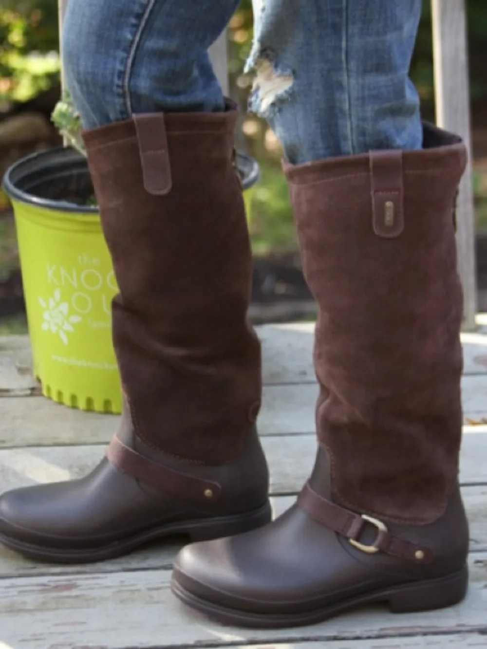 CROCS tall equestrian